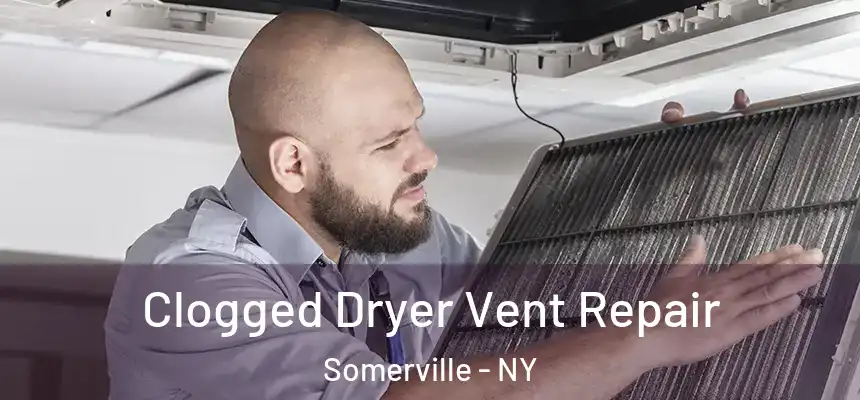  Clogged Dryer Vent Repair Somerville - NY