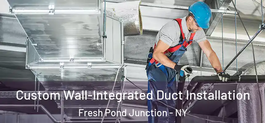 Custom Wall-Integrated Duct Installation Fresh Pond Junction - NY