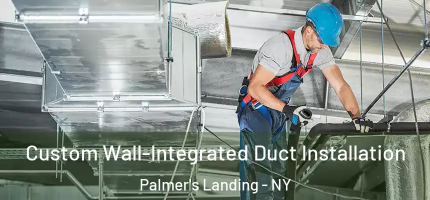  Custom Wall-Integrated Duct Installation Palmer's Landing - NY