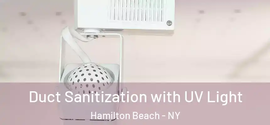  Duct Sanitization with UV Light Hamilton Beach - NY