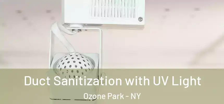  Duct Sanitization with UV Light Ozone Park - NY