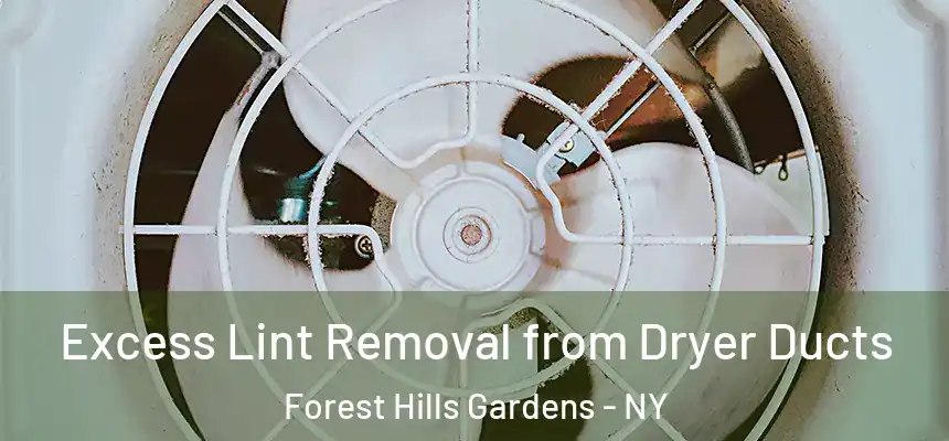 Excess Lint Removal from Dryer Ducts Forest Hills Gardens - NY