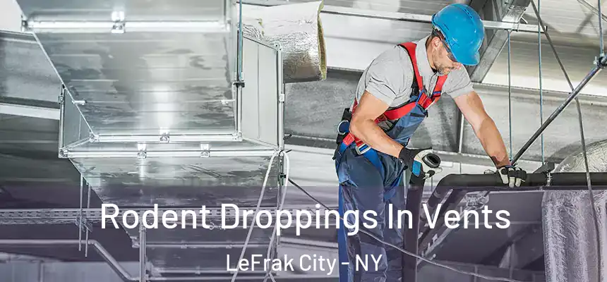  Rodent Droppings In Vents LeFrak City - NY